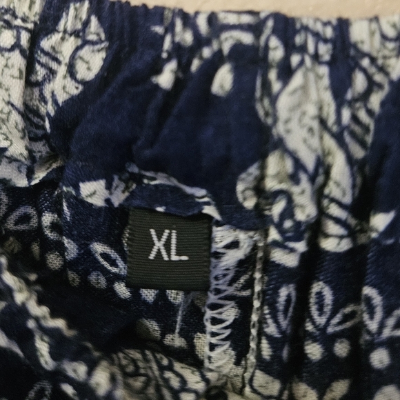 Unbranded Women's Size XL Harem Pants Elephant Tribal Print Lightweight - Picture 3 of 3